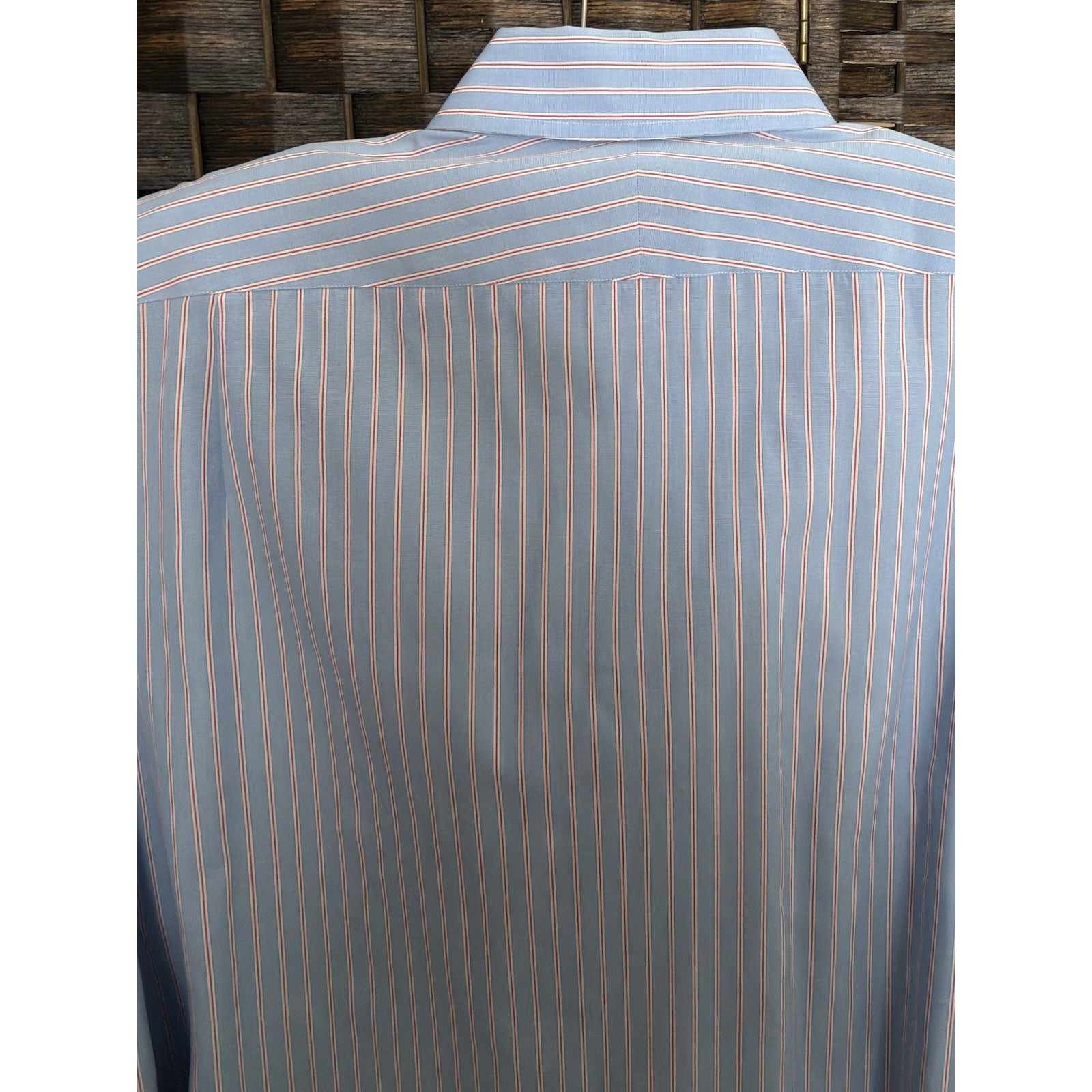 Vintage Hilditch & Key Dress Shirt French Cuff Made In Gr. Britain Size 17.5/44 — image 4 of 5